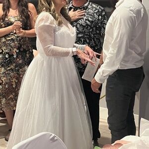 Betsey Johnson bride vibes tulle dress